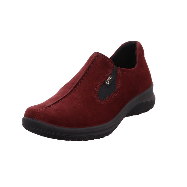 Legero 2-009568-5910 Softboot Red Waterproof Suede Slip On Loafers-elevate your sole