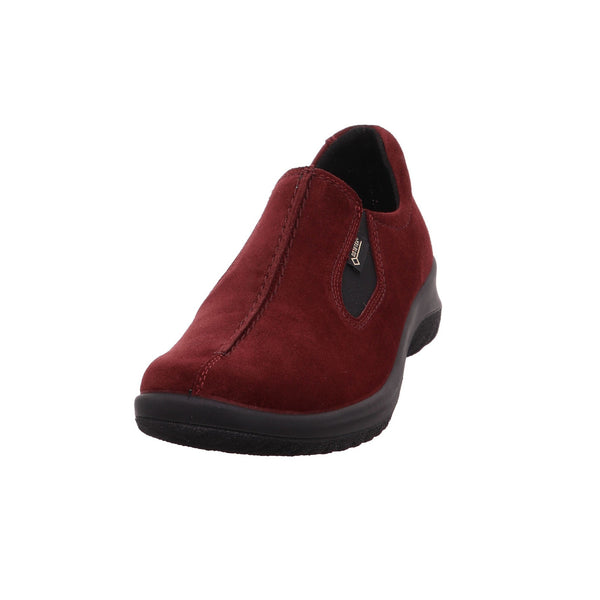 Legero 2-009568-5910 Softboot Red Waterproof Suede Slip On Loafers-elevate your sole