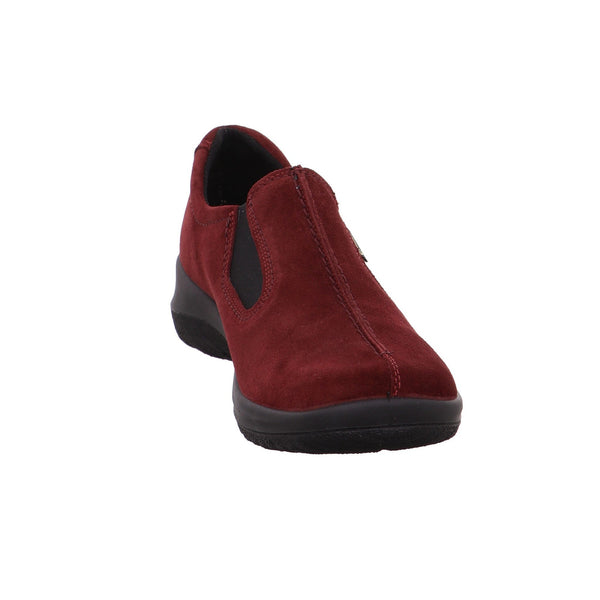 Legero 2-009568-5910 Softboot Red Waterproof Suede Slip On Loafers-elevate your sole