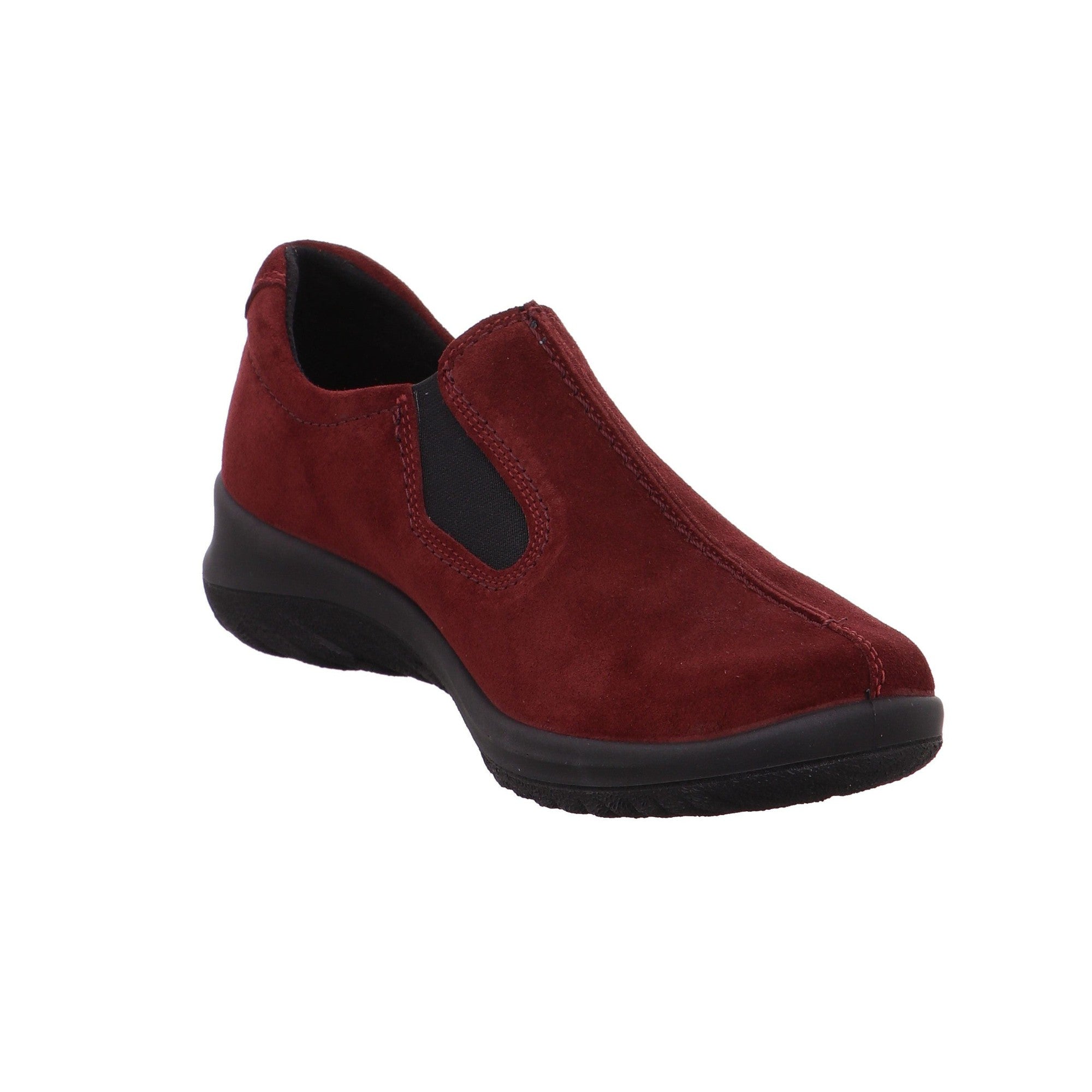 Legero 2-009568-5910 Softboot Red Waterproof Suede Slip On Loafers-elevate your sole