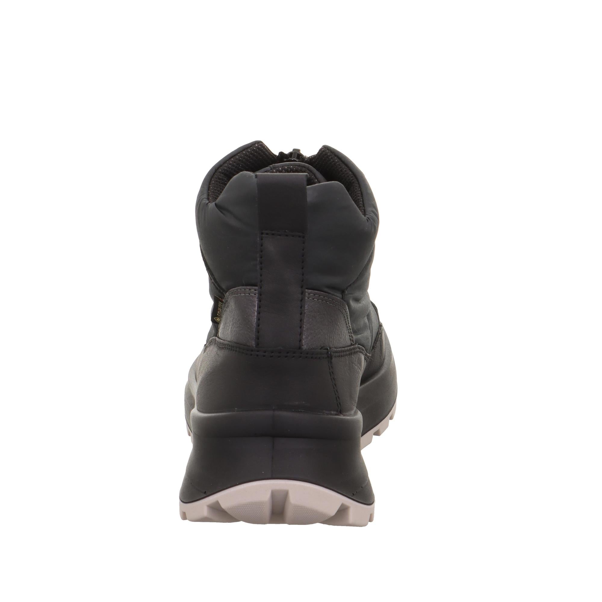 Legero T4 Run Ladies Black Waterproof Neo-Tech Ankle Boots with front zip, sturdy sole, and pull-tab back.