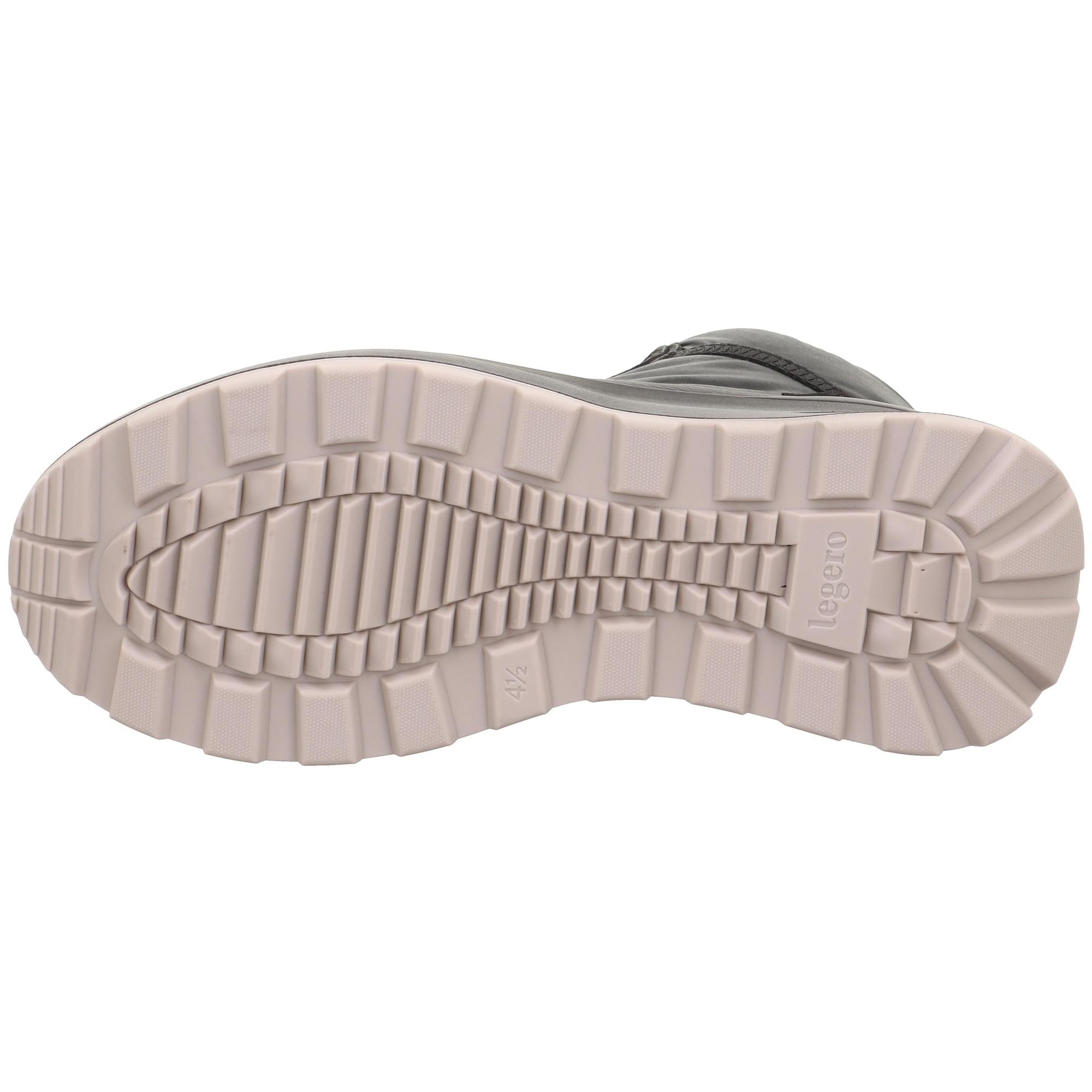 Legero T4 Run 2-000410-0100 women's black waterproof ankle boots with Neo-Tech, front zip, and slip-resistant sole.