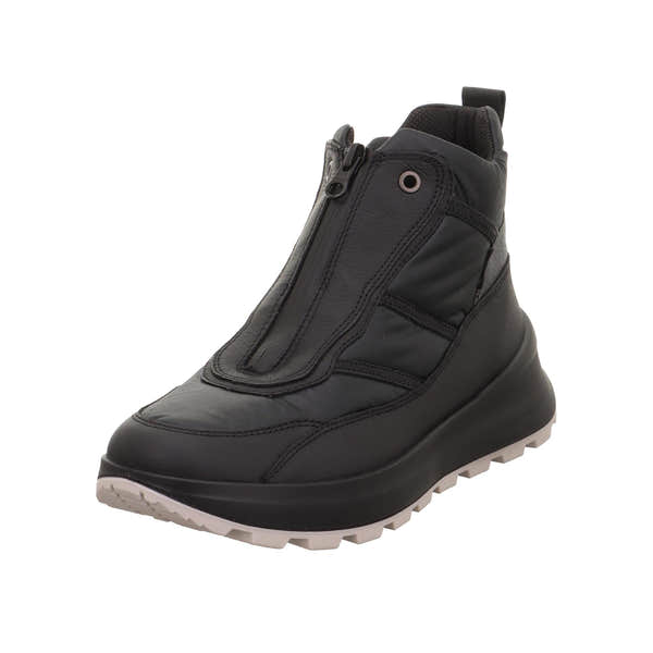 Legero T4 Run 2-000410-0100 women's black waterproof ankle boots with front zip and neo-tech upper.