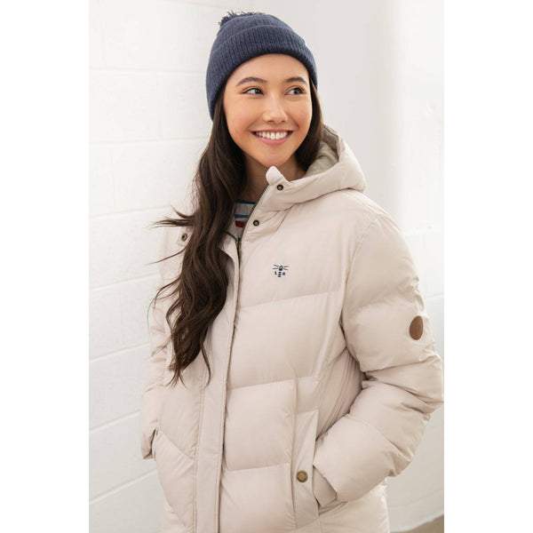 Lighthouse Savannah Irish Cream Ladies Puffer Coat-elevate your sole