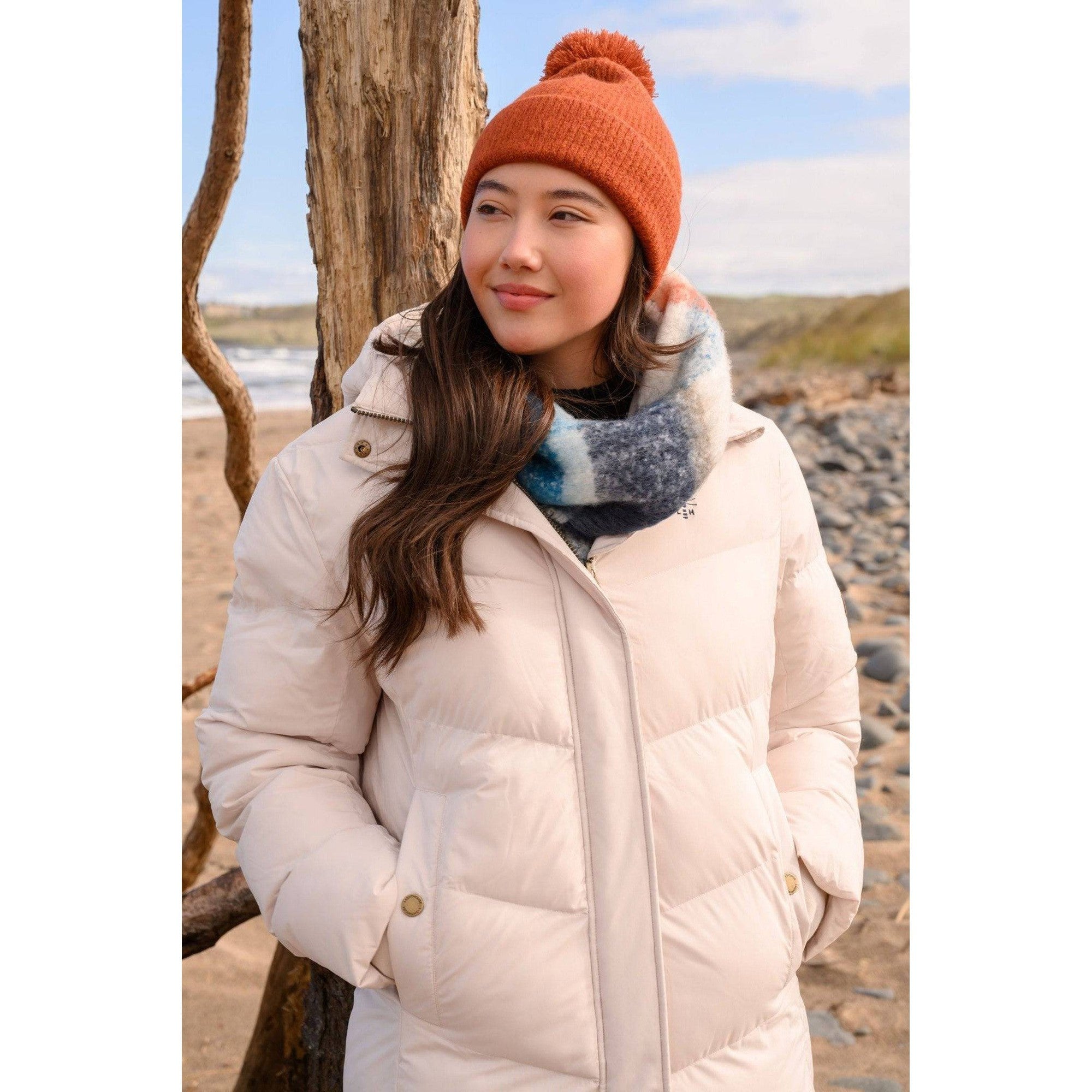 Lighthouse Savannah Irish Cream Ladies Puffer Coat-elevate your sole