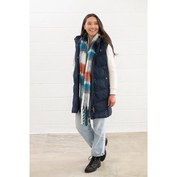 Lighthouse Savannah Navy Ladies Puffer Gilet-elevate your sole