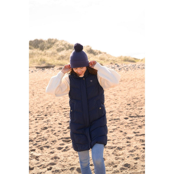Lighthouse Savannah Navy Ladies Puffer Gilet-elevate your sole