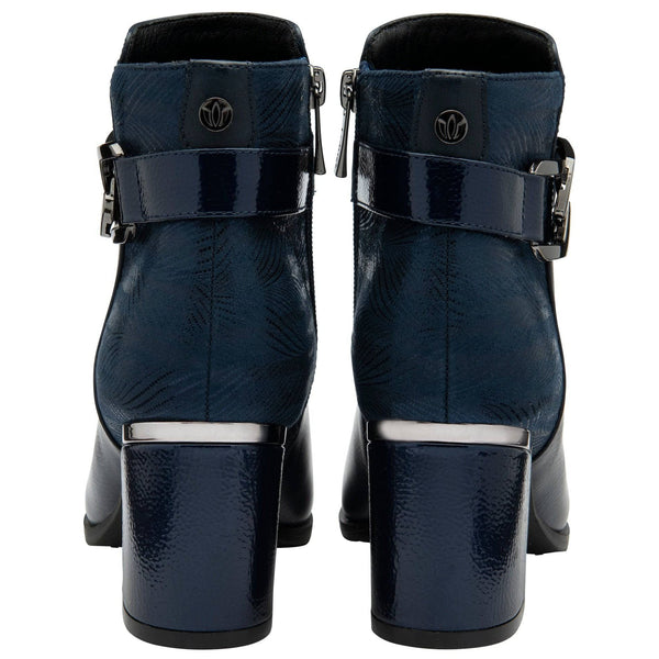 Lotus Adelaide Ladies Green Side Zip Ankle Boots-elevate your sole