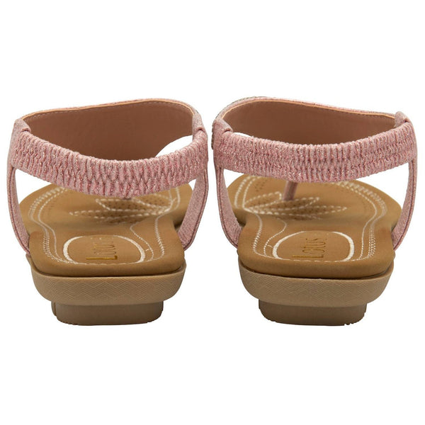 Lotus Aura Ladies Pink T-bar Sandals-elevate your sole
