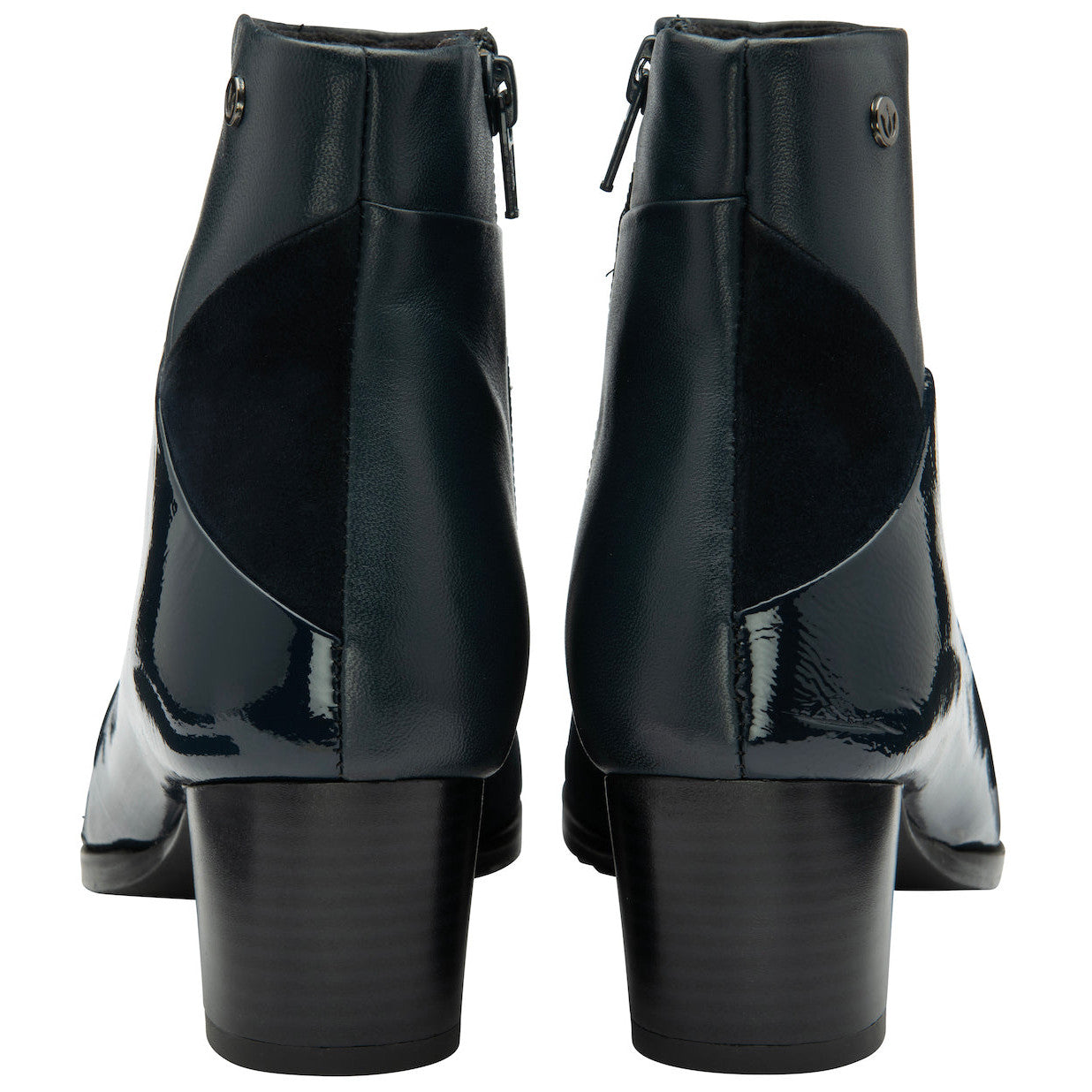 Lotus Booker Ladies Black Leather Side Zip Ankle Boots-elevate your sole