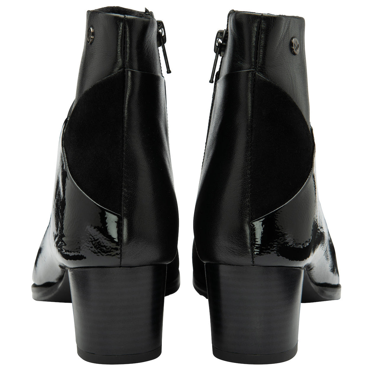 Lotus Booker Ladies Navy Leather Side Zip Ankle Boots-elevate your sole