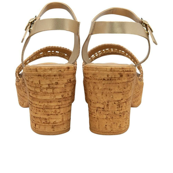 Lotus Chelsia Ladies Italian Natural Buckle Sandals-elevate your sole