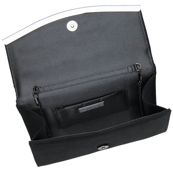 Lotus Dillard Black/Diamante Clutch Bag-elevate your sole