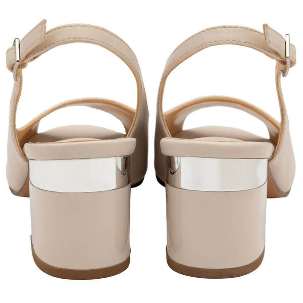 Lotus Evelyn Ladies Nude Sling Back Heels-elevate your sole