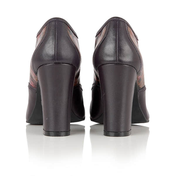 Lotus Hallmark Lian Purple Leather Shoe Boots - elevate your sole