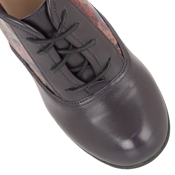 Lotus Hallmark Lian Purple Leather Shoe Boots - elevate your sole