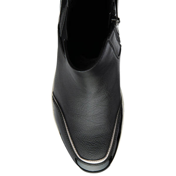 Lotus Ivana Ladies Black Pull On & Zip Ankle Boots-elevate your sole
