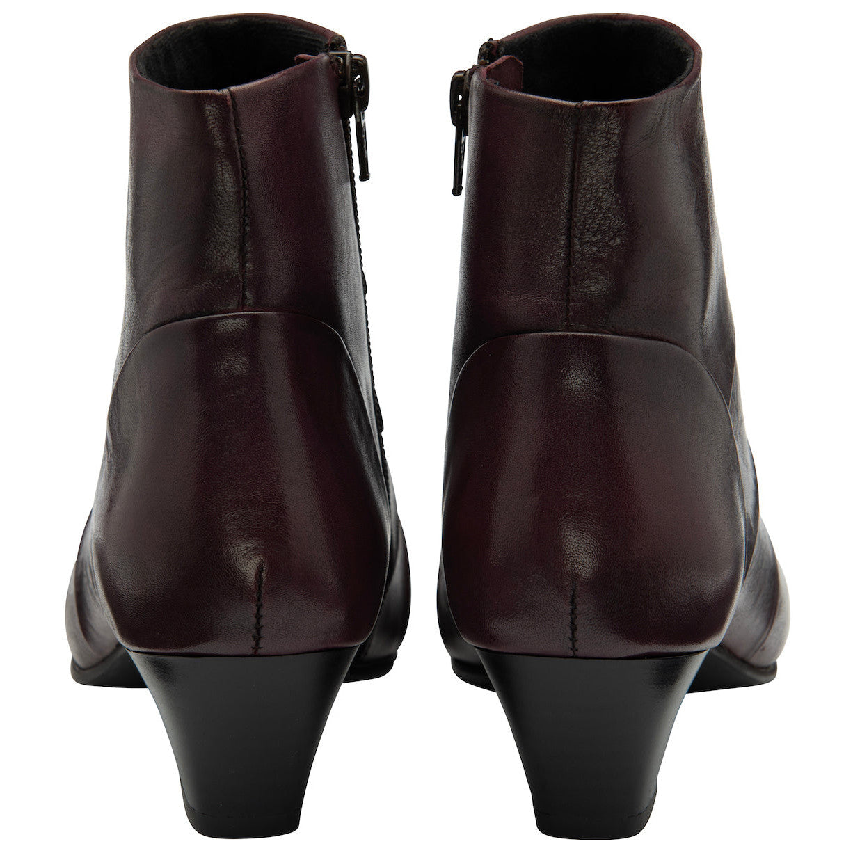 Lotus Tara Ladies Purple Leather Side Zip Ankle Boots-elevate your sole