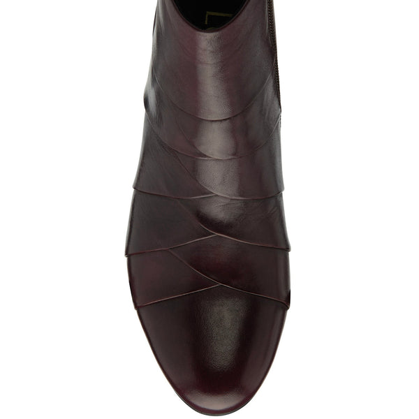 Lotus Tara Ladies Purple Leather Side Zip Ankle Boots-elevate your sole