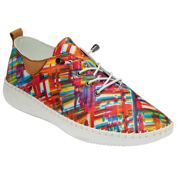 Lotus Tassia Ladies Tropical Print Leather Slip On Shoes-elevate your sole