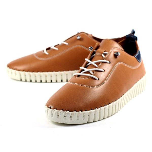 Lunar FLM011 Flamborough Ladies Tan Leather Slip On Shoes-elevate your sole