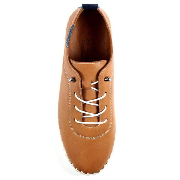Lunar FLM011 Flamborough Ladies Tan Leather Slip On Shoes-elevate your sole