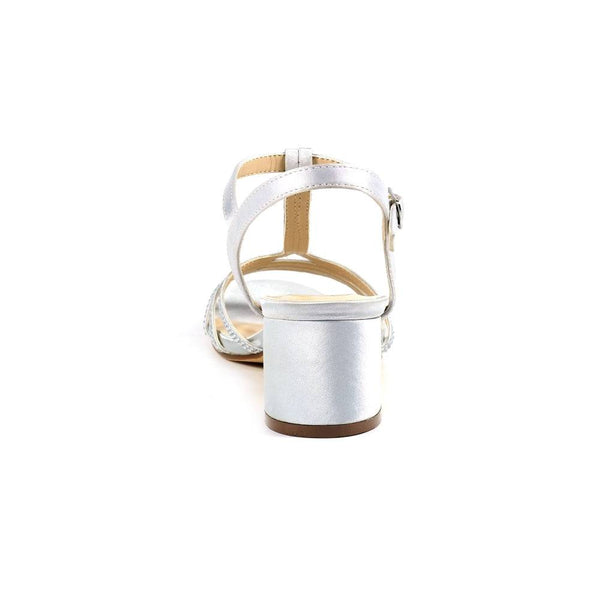 Lunar FLR063 Tatiana Ladies Silver Buckle Heels-elevate your sole