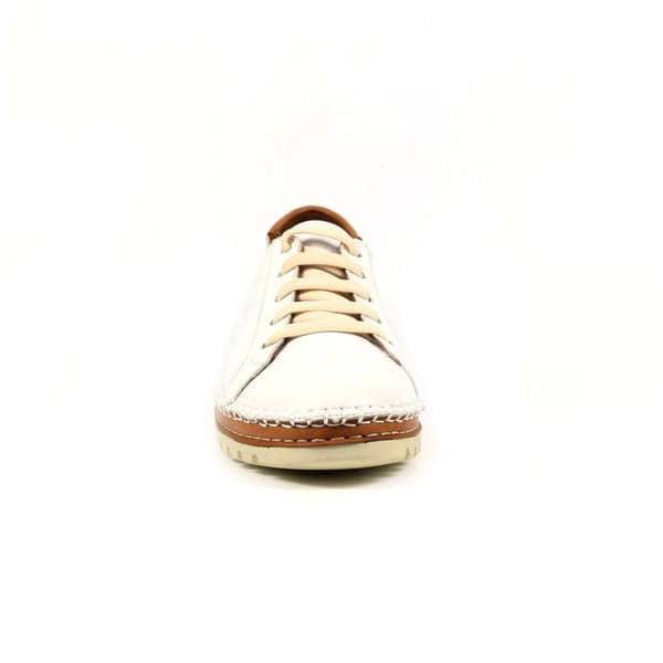 Lunar FLV026 Flow Ladies White Leather Lace Up Shoes-elevate your sole