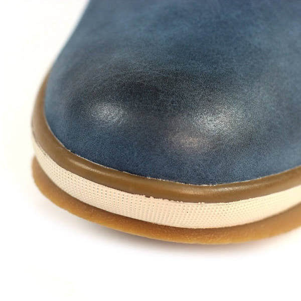 Lunar GLB150 Sycamore Ladies Blue Waterproof Zip & Lace Ankle Boots-elevate your sole