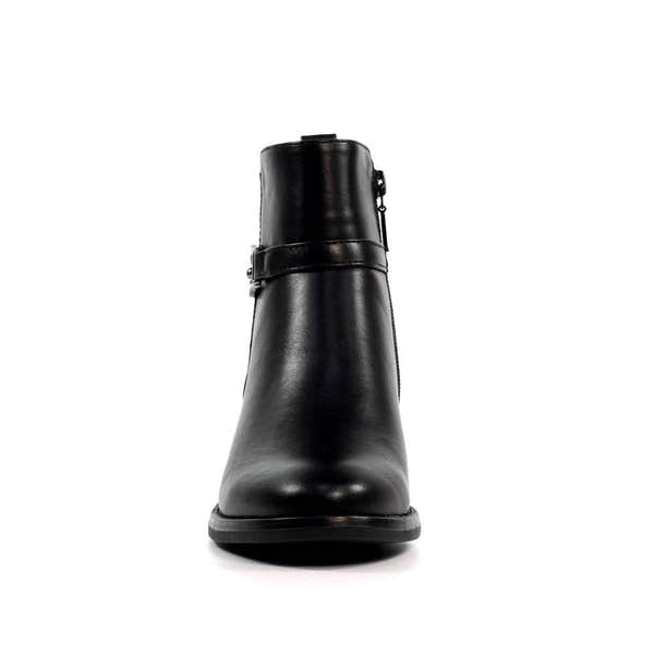 Lunar GLC006 Solana Ladies Black Side Zip Ankle Boots-elevate your sole