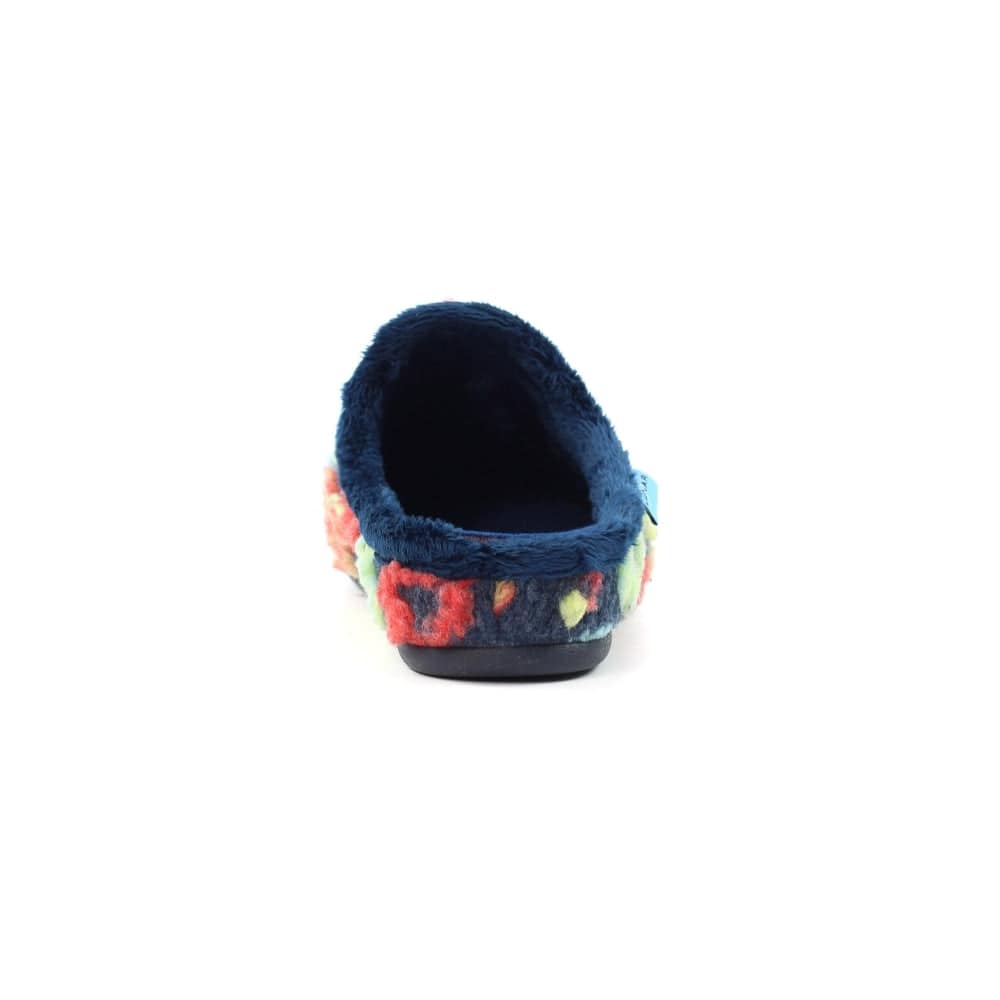 Lunar KLA233 Valentine Ladies Spanish Navy Textile Slip On Slippers-elevate your sole