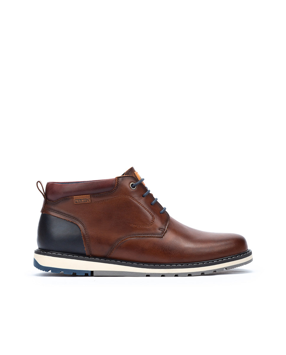 Pikolinos Berna M8J-8181 Mens Cuero Brown Leather Lace Up Shoes