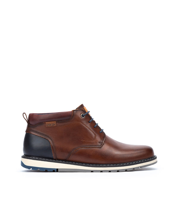 Pikolinos Berna M8J-8181 Mens Cuero Brown Leather Lace Up Shoes
