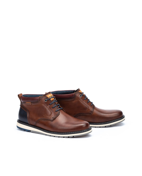 Pikolinos Berna M8J-8181 Mens Cuero Brown Leather Lace Up Shoes
