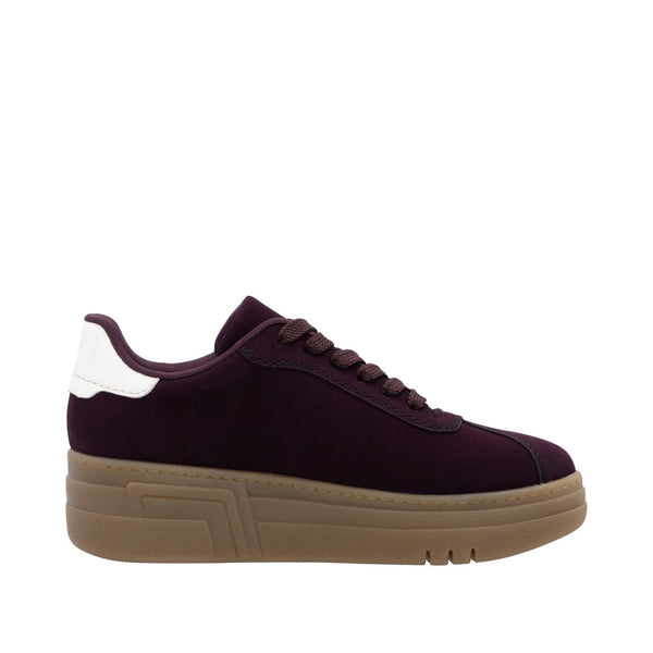Rieker M7601-30 Ladies Purple Lace Up Trainers