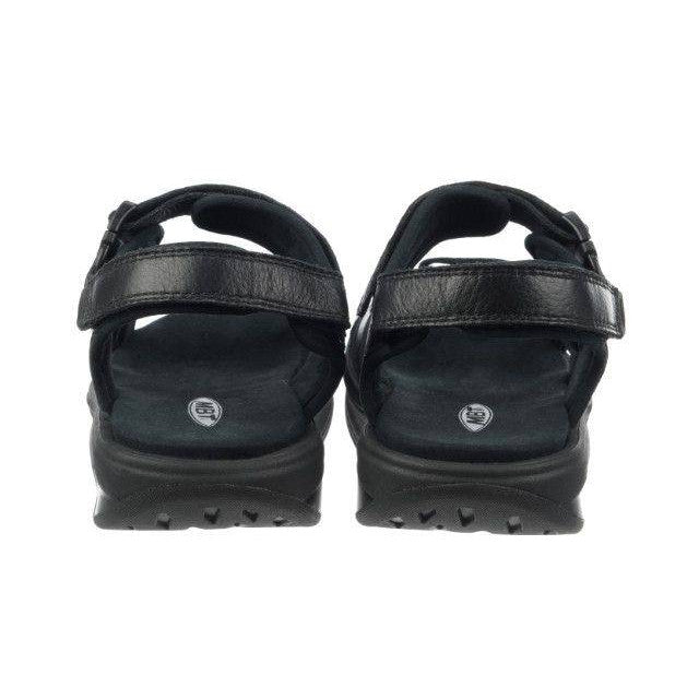 MBT Kisumu 3S Mens Black Leather Arch Support Touch Fastening Sandals-elevate your sole