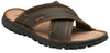 Lotus Mikey Mens Brown Leather Slider Sandals
