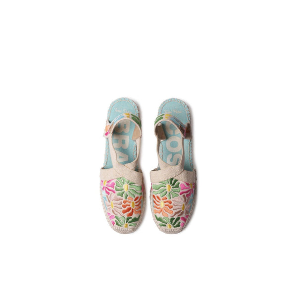 Toni Pons Montjoi Ladies Spanish Mosaic Textile Elasticated Sandals