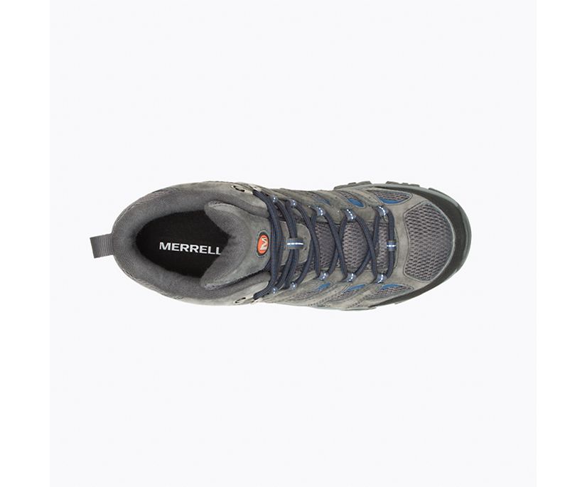 Merrell Moab 3 Mid Gore-tex Mens Granite And Poseidon Lace Up Walking Boots-elevate your sole