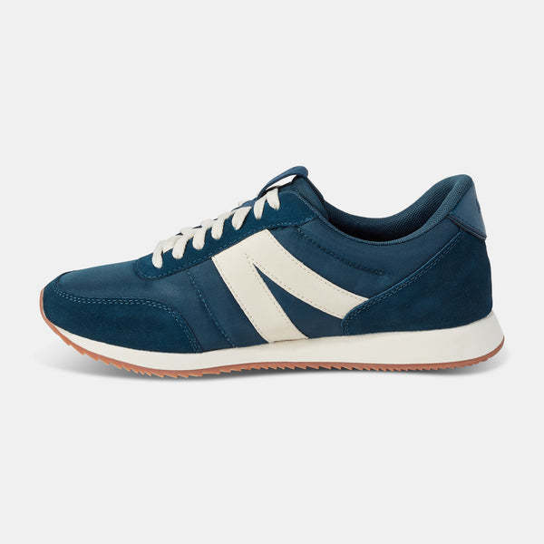 Kizik Milan Unisex Tidepool Leather & Textile Arch Support Slip On Trainers
