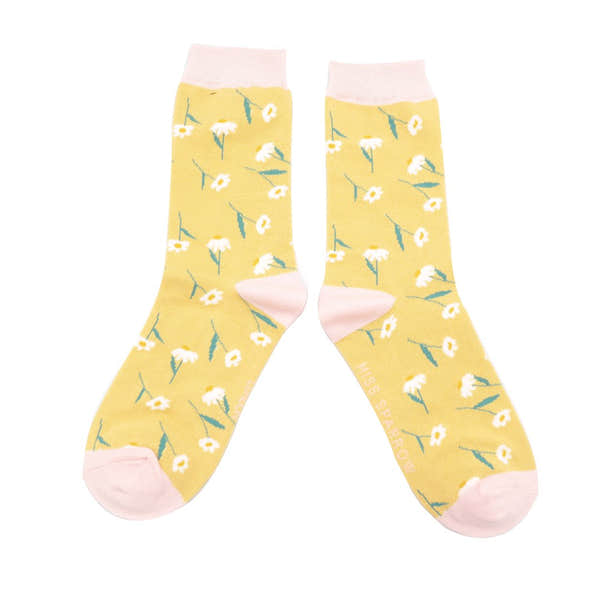 Miss Sparrow Daisies Socks-elevate your sole