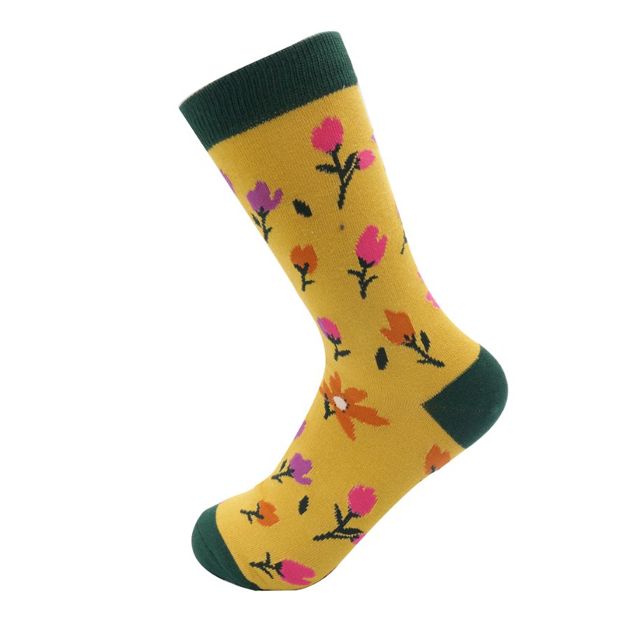 Miss Sparrow SKS290 Ditsy Floral Socks-elevate your sole