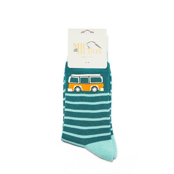 Mr Heron Camper Stripe Socks-elevate your sole