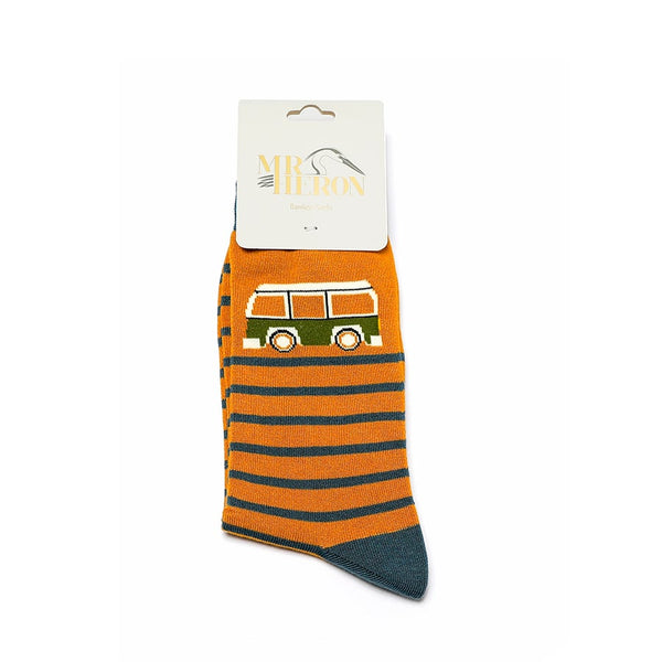 Mr Heron Camper Stripe Socks-elevate your sole