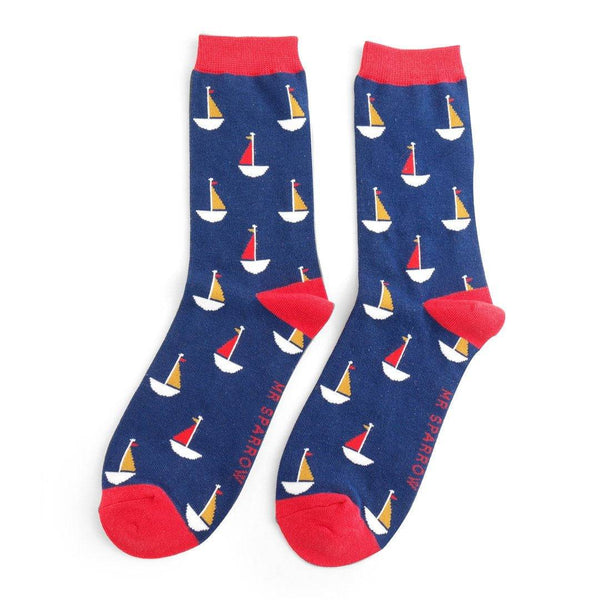 Mr Sparrow Little Boats Socks-elevate your sole
