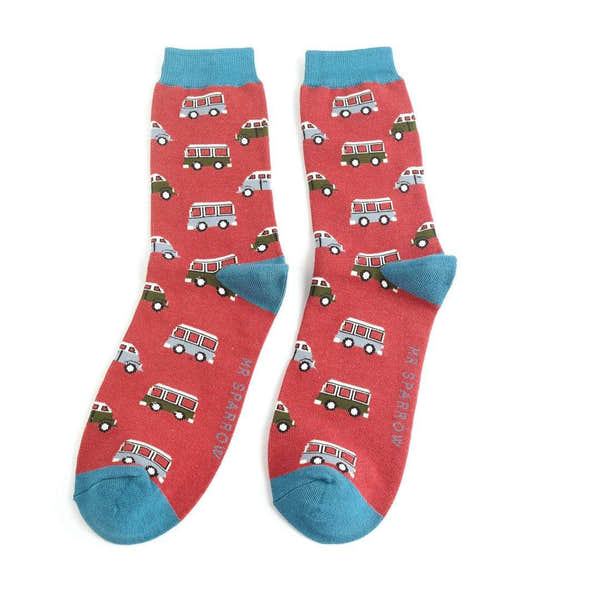Mr Sparrow Vintage Vehicles Socks-elevate your sole