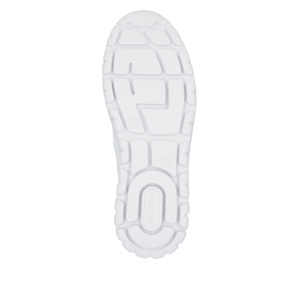 Rieker N1300-90 Ladies Wide Multi Zip & Lace Trainers