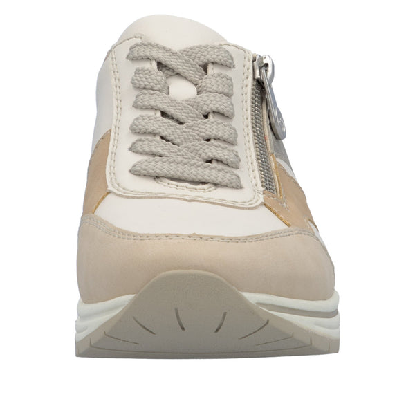 Rieker N9518-60 Ladies Wide Multi Zip & Lace Trainers