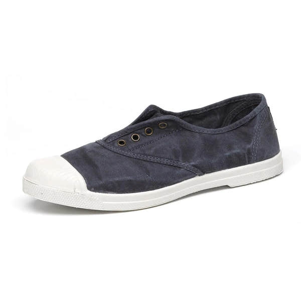 Natural World 102E / 677 Ladies Marino Textile Vegan Slip On Shoes