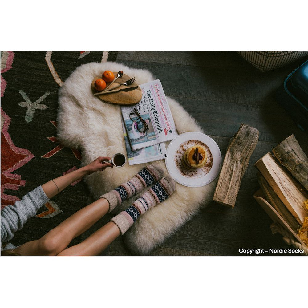 Nordic Socks Unisex IDA Wool Cream-elevate your sole